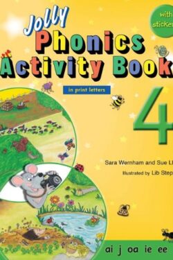 Jolly Phonics Activity Book 4 (Black and White)