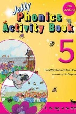 Jolly Phonics Activity Book 5 (Black and White)