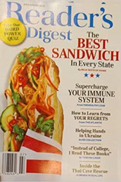 Reader's Digest July/ August 2022 USA Color