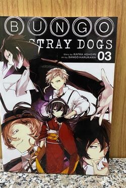 Bungo Stray Dogs Vol.3 English Version Manga