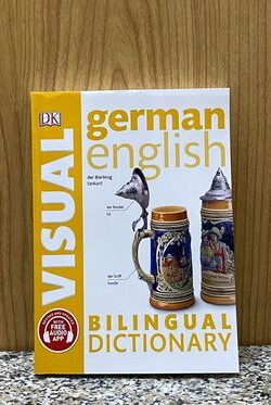 DK visual German English bilingual dictionary Color A5 size