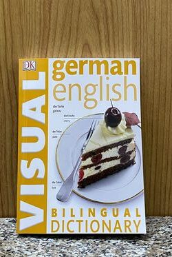 DK visual German English bilingual dictionary Color A5 size