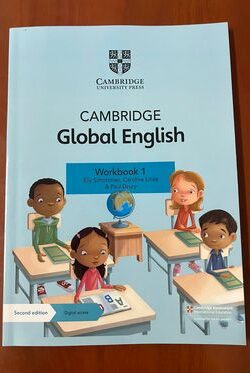 Cambridge global English workbook 1 black and white