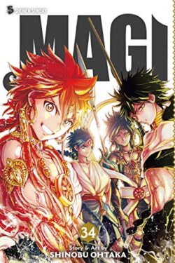 Magi: The Labyrinth of Magic, English Version Manga Vol.34