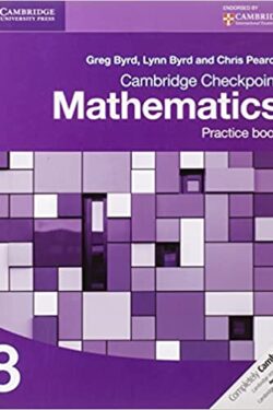 Cambridge Checkpoint Mathematics Practice Book 8 black & white
