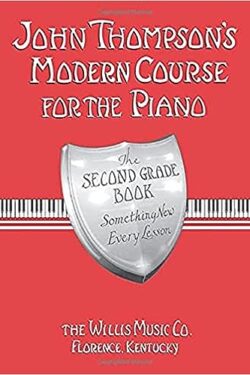 Modern course for piano 2nd grade by John Thompson