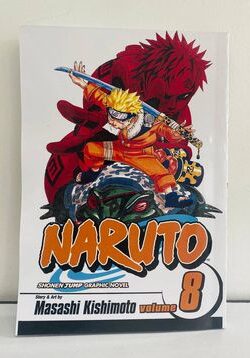 Naruto Vol.8 English Version Manga