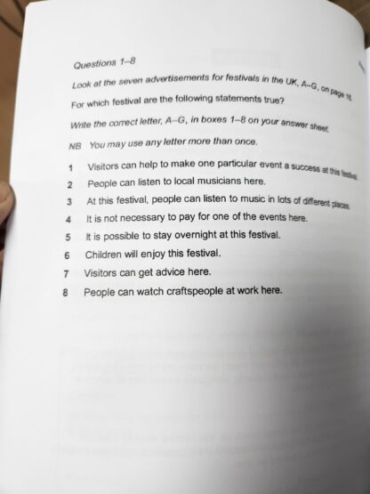 Cambridge IELTS General Training Book 12 without CD B&W - Image 2