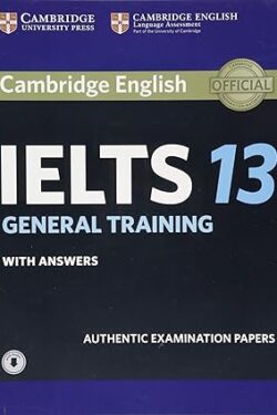 Cambridge IELTS General Training Book 13 without CD Black & White