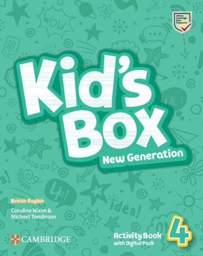 Kid's Box New Generation Level 4 Activity Book B&W