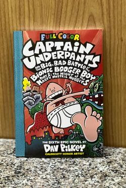 Captain Underpants and the Big, Bad Battle of the Bionic Booger Boy Part 1: The Night of the Nasty Nostril Nuggets Black and white