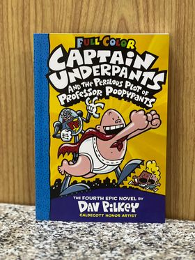 Captain Underpants and the Perilous Plot of Professor Poopypants (Black and White)