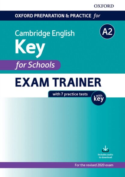 Cambridge English A2 Key for Schools Exam Trainer with 7 Practice Tests old photo