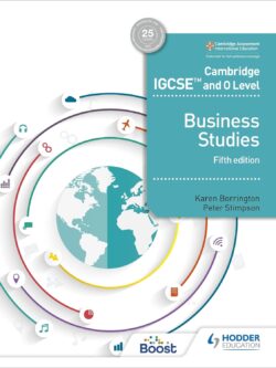 Cambridge IGCSE & O level business studies (Black and White) Old photo