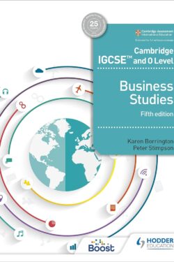 Cambridge IGCSE & O level business studies (Black and White) Old photo