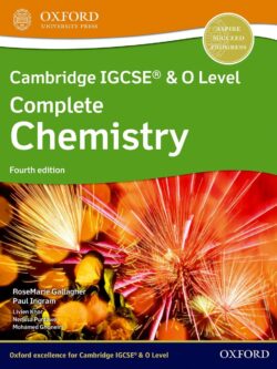 Cambridge IGCSE & O level complete chemistry (Black and White) old photo