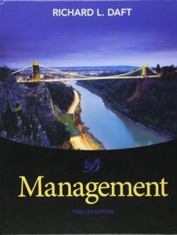 Management (12edition) by richard daft (Black and White) old photo