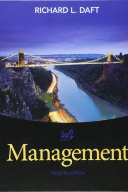 Management (12edition) by richard daft (Black and White) old photo