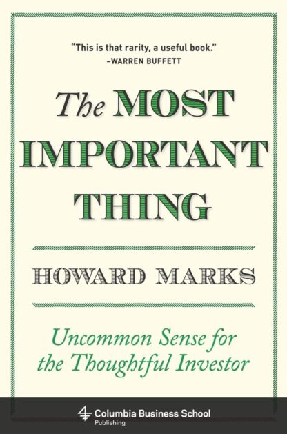 The most important thing by Howard Marks old photo