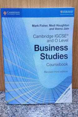 Cambridge IGCSE and O level Business Study course book revised third edition B&W