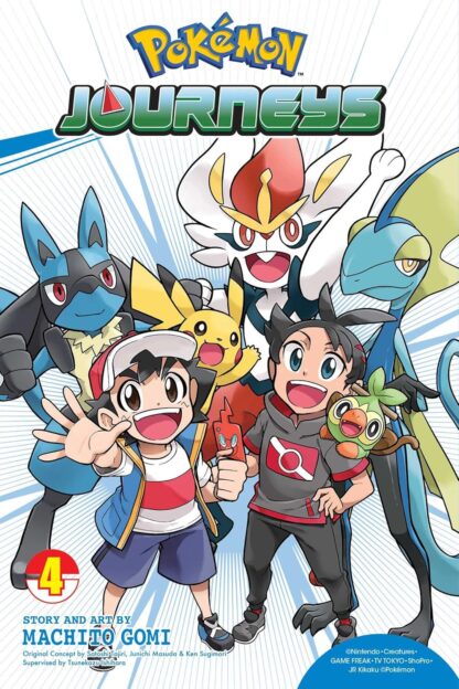 Pokémon Journeys, Vol. 4 English Version Manga