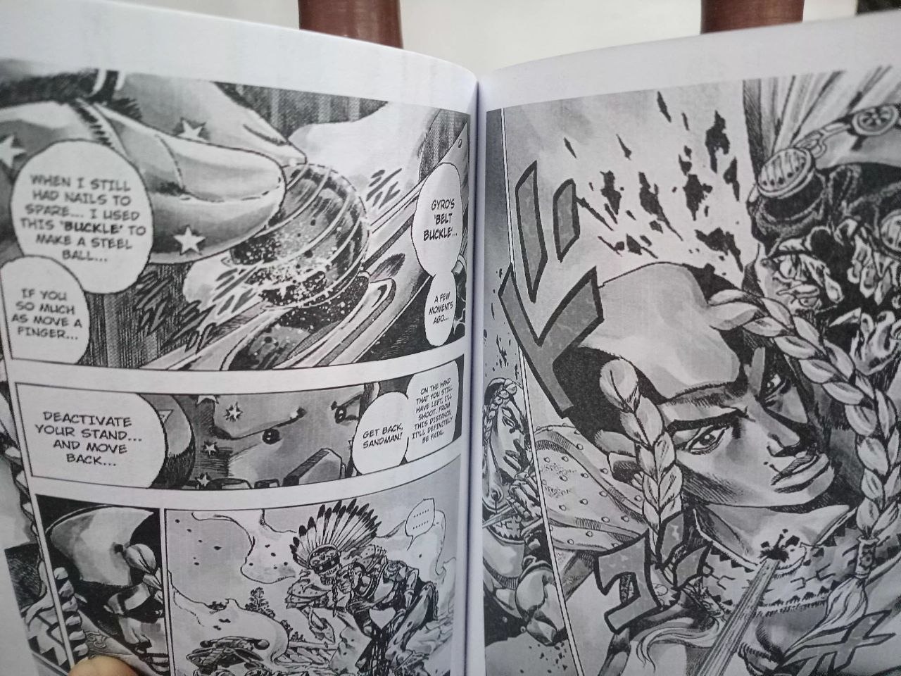 Jojos Bizarre Adventure Part 7 Steel Ball Run Vol.11 (English Version Manga) Black and White - Image 2