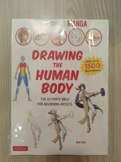 How to create manga, drawing the human body (color A4 size)