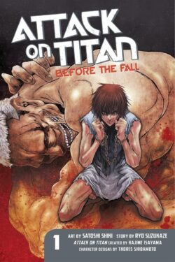 Attack on Titan: Before the Fall Vol.1 English Version Manga old photo