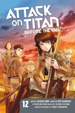 Attack on Titan: Before the Fall Vol.12 English Version Manga old photo
