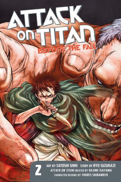 Attack on Titan: Before the Fall Vol.2 English Version Manga old photo