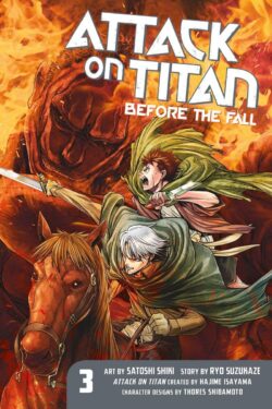 Attack on Titan: Before the Fall Vol.3 English Version Manga old photo