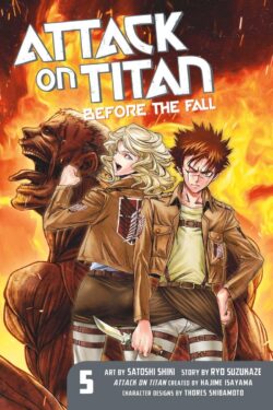 Attack on Titan: Before the Fall Vol.5 English Version Manga old photo
