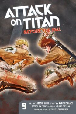 Attack on Titan: Before the Fall Vol.9 English Version Manga old photo