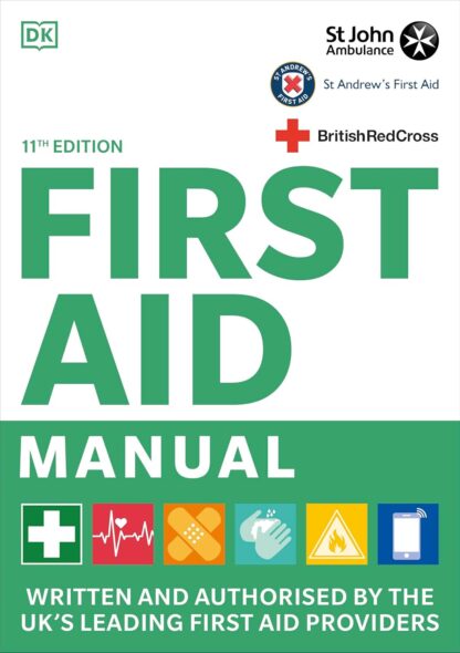 DK First aid manual 11 edition black and white old photo