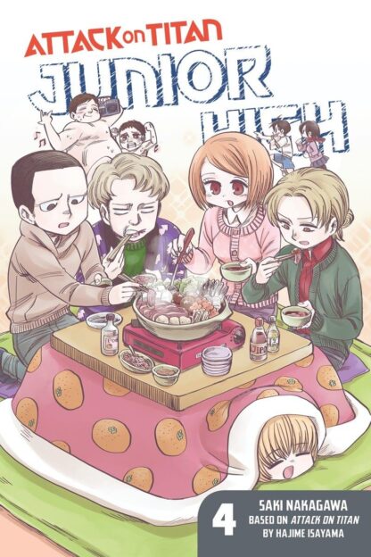 Attack On Titan: Junior High Vol.4 English Version Manga old photo