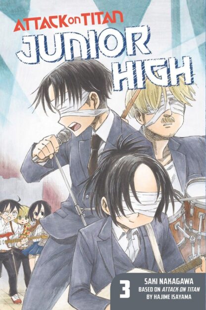 Attack on Titan: Junior High Vol.3 English Version Manga old photo