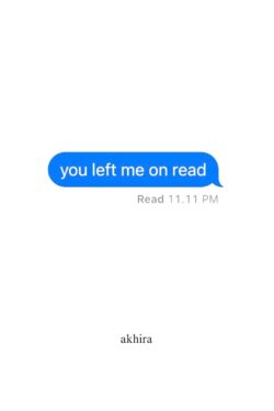 You left me on read old photo