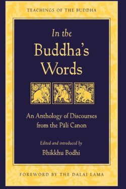 In the Buddhas Words An Anthology of discourses from the Pali Canon old photo