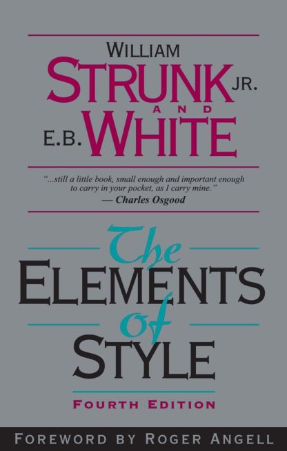 The Elements of style Fourth edition old photo
