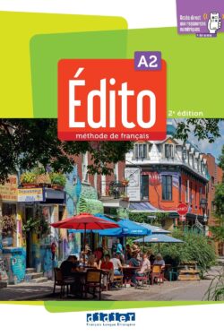 Edito A2 methode de francais (2nd edition) Black and White