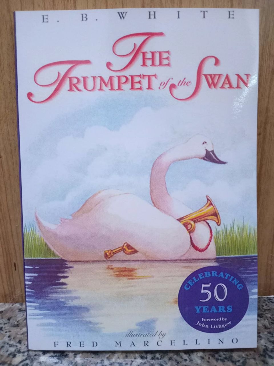 The trumpet of the swan book (color)