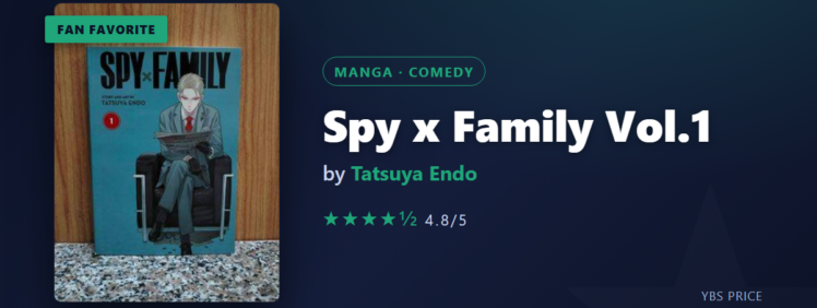 Spy x Family Vol.1 at Yangon Book Shop