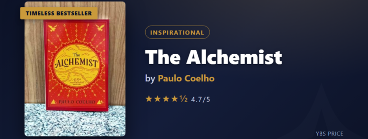 The Alchemist at Yangon Book Shop