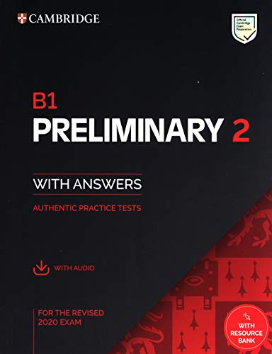 Cambridge English B1 Preliminary 2 Student's Book with Answers with Audio with Resource Bank