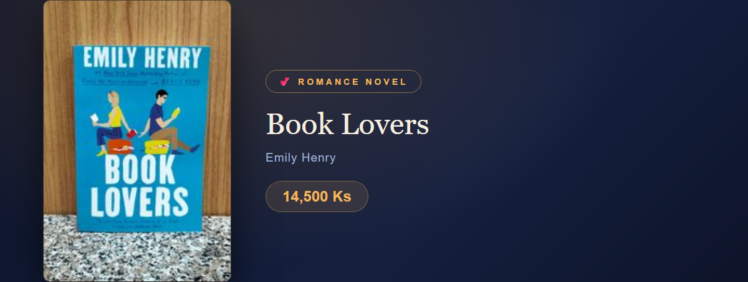 Book Lovers at Yangon Book Shop