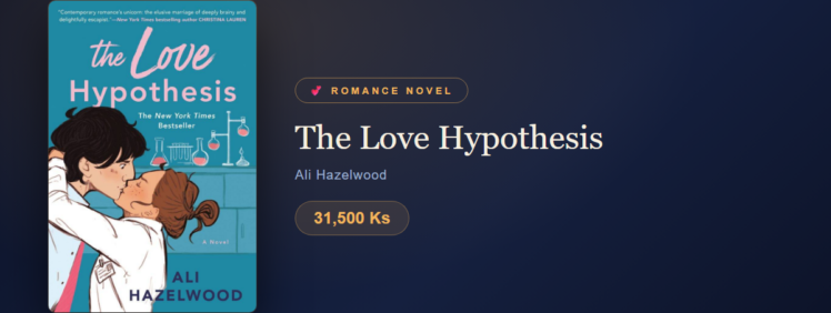 The Love Hypothesis at Yangon Book Shop